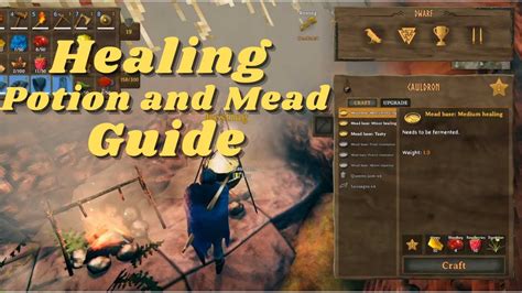 healing potion valheim|Valheim Potions and Mead Guide